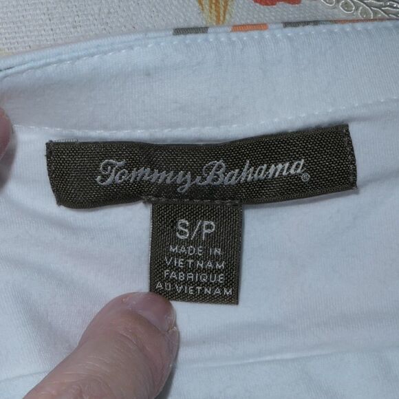 Tommy Bahama Sz S 60s Style Backless Bodycon Geometric Floral Dress Supima EUC - Picture 10 of 14